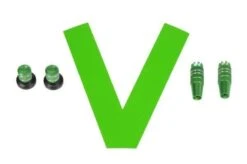 Mikado Stick/Knob-Set Metallic Green
