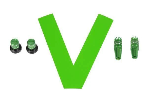 Mikado Stick/Knob-Set Metallic Green