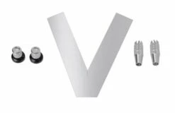 Mikado Stick/Knob-Set Shiny Chrome