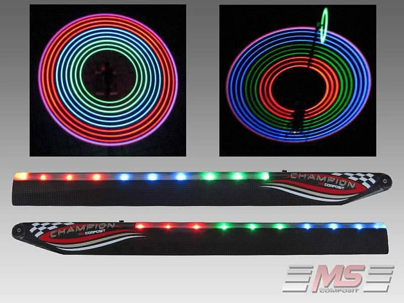 MS Composit CFC Night Blades 47 Cm/10/3 CHAMPION