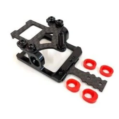 NEXX Racing Precision CNC 7075 Square Motor Mount For 90-94mm RM (BLACK)