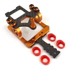 NEXX Racing Precision CNC 7075 Square Motor Mount For 90-94mm RM (ORANGE)