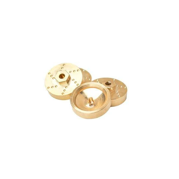 NEXX Racing SCX24 Brass Wheel Hubs (+0mm) (4pcs)