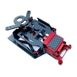 NEXX RACING SKYLINE Dual-Lipo Carbon Chassis Conversion Kit For MR03 (RED)