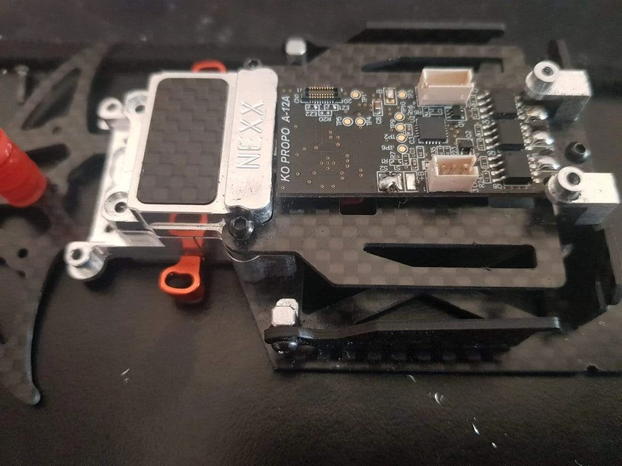 Nexx Racing SKYLINE Dual Lipo Carbon Chassis Conversion Kit For MR03 (SILVER) - Image 2