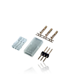 PowerBox JR Servo Connector, Male Pin For Crimping (10pcs/pack) - PBS1050