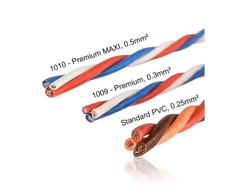 PowerBox Premium MAXI Servo Lead (2x0.5mm- 1 X 0.3mm 100m) - PBS1010/10000 - Image 2