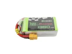 PULSE 1350mAh 120C 14.8V 4S LiPo Battery - XT60 Connector