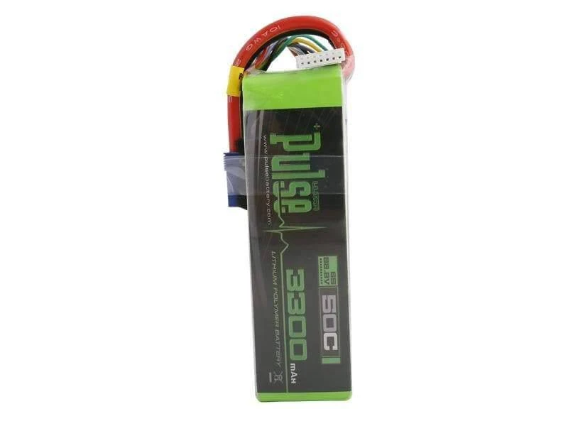 PULSE 3300mAh 50C 22.2V 6S LiPo Battery - EC5 Connector - Image 2