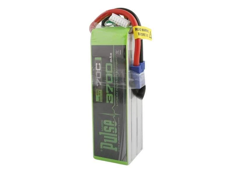 PULSE 3700mah 70C 22.2V 6S LiPo Battery - EC5 Connector - Image 2