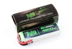 PULSE 4500mah 35C 14.8V 4S LiPo Battery - No Connector