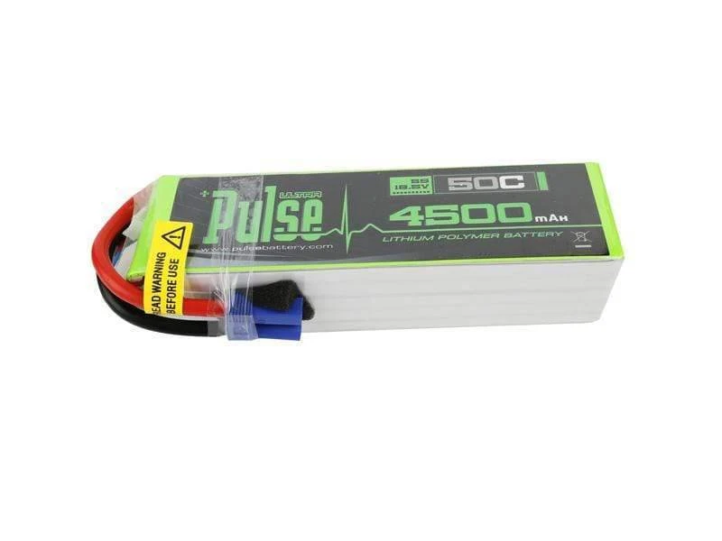 Pulse 4500mah 50C 18.5V 5S Lipo Battery - EC5 Connector