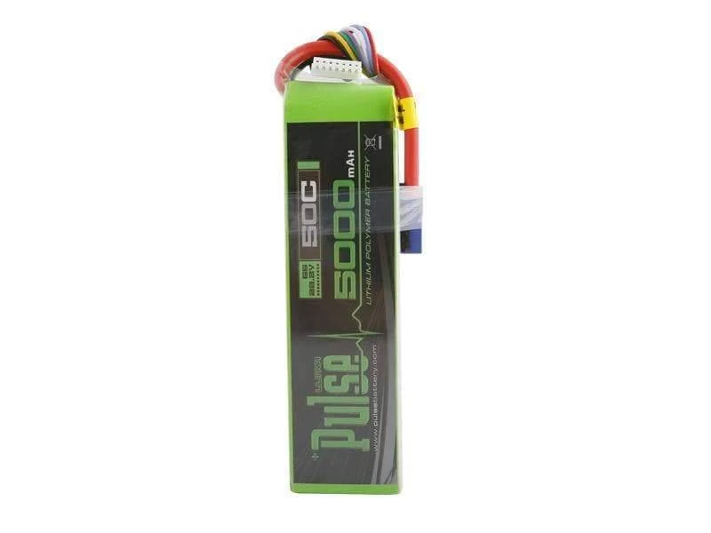 PULSE 5000mah 50C 22.2V 6S LiPo Battery - EC5 Connector - Image 2