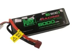 PULSE 5000mah 50C Hardcase 7.4V 2S LiPo Battery - Deans Connector