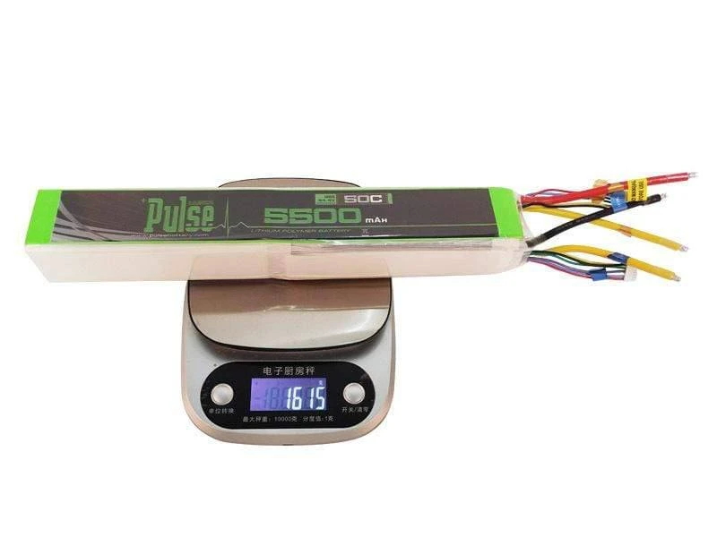 Pulse 5500mah 50C 44.4V 12S LiPo Battery - No Connector - Image 2