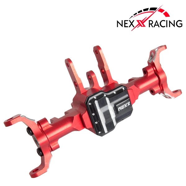 Nexx Racing CNC Alu Front Axle Housing For TRX-4M ( Included Bearing )-Red - Image 2