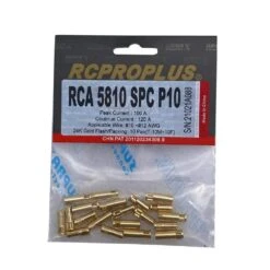 RCPROPLUS 5mm Bullet Connector - 10 Sets (10-12AWG)