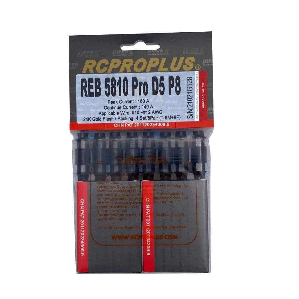 RCPROPLUS Pro-D5 Supra X Battery Connector - 8 Pairs (10-12AWG)
