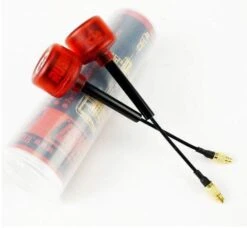 RushFPV Cherry Antenna Straight MMCX RHCP Transparent Red