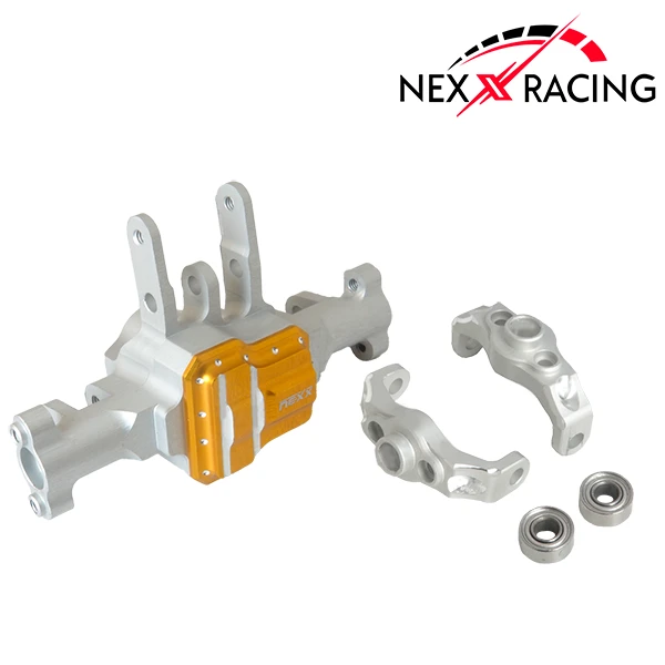 Nexx Racing CNC Alu Front Axle Housing For TRX-4M ( Included Bearing )-Silver - Image 2