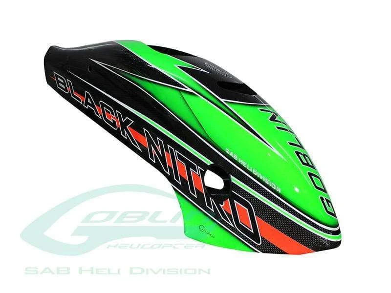 Canomod Airbrush Canopy Green Carbon - Goblin Black Nitro 700 - Image 4