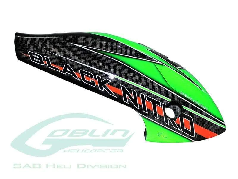 Canomod Airbrush Canopy Green Carbon - Goblin Black Nitro 700 - Image 5