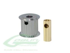 SAB Aluminum Motor Pulley 25T (for 6/8mm Motor Shaft) - Goblin 770/Goblin 700 Competition [H0175-25-S]