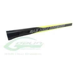 SAB Carbon Fiber Tail Boom Yellow/Carbon - Goblin 700/700KSE/Nitro700/Thunder700