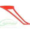 SAB Composite Tail Fin Red - Goblin Urukay Carbon