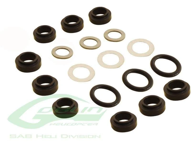 SAB Delrin Damperner For HPS2/3 - Goblin Urukay/630/700/770/Competition/Speed