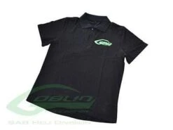 SAB HELI DIVISION Black Polo Shirt - Size XXL (Asian Sizing Standard)