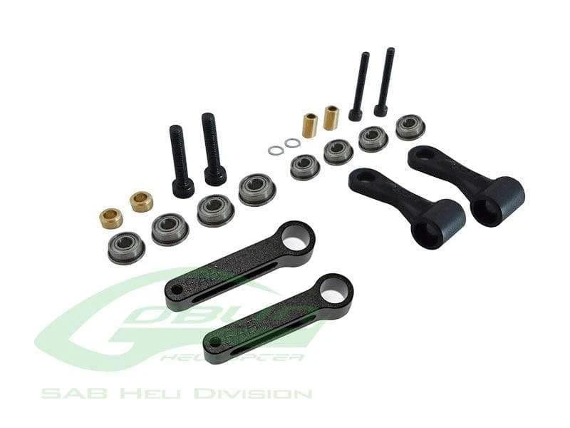 SAB Radius Arm Set Black Matte - Goblin Black Nitro/Black Thunder