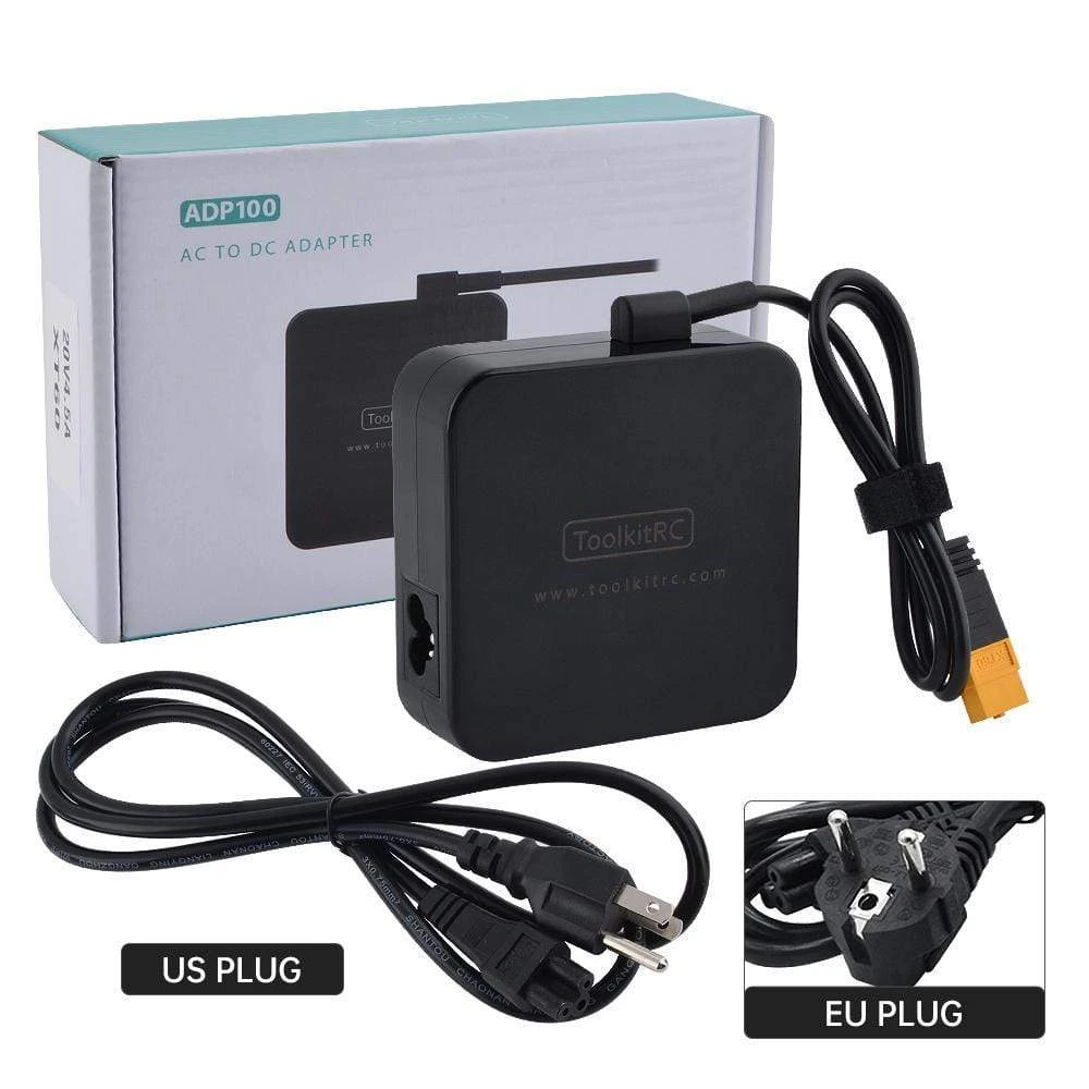 ToolkitRC ADP100 100W 20V 5A Power Supply Unit W/ XT60 Output (US Version) - Image 2