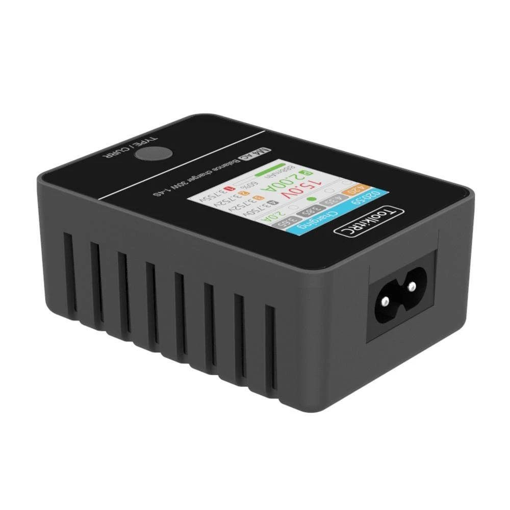 ToolkitRC M4AC 30W (XT60) LiPO LiFE LiHV Compact AC Charger - Image 3