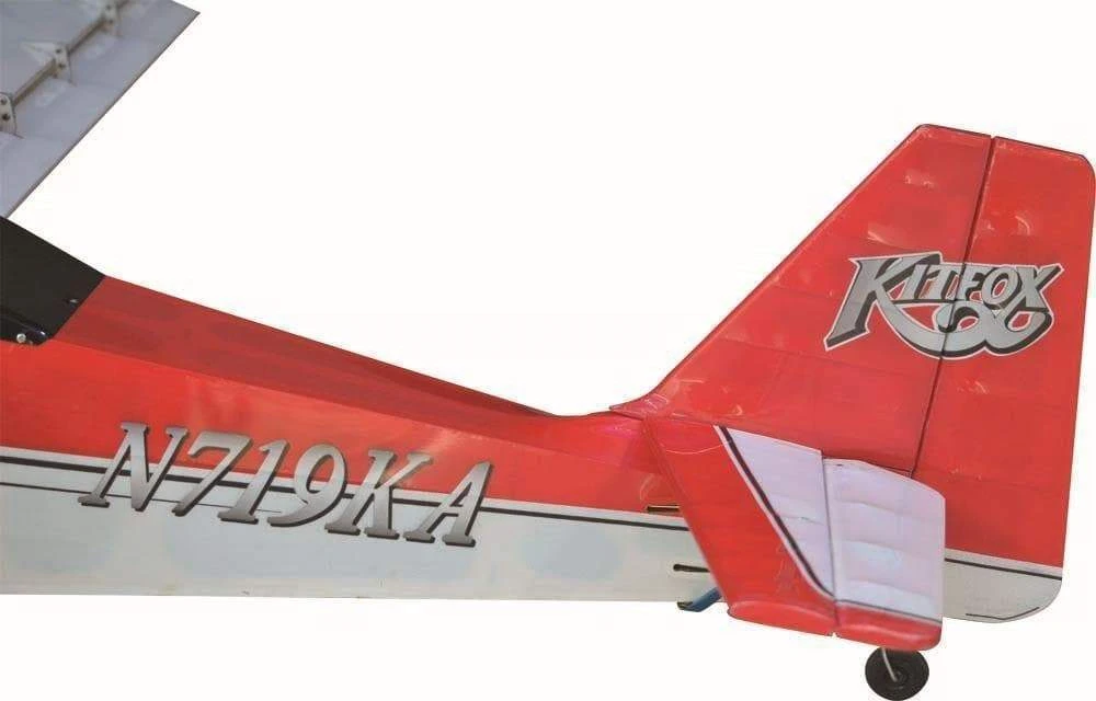 VMAR Kitfox EP ARF Kit - Red (62" Wingspan) - Image 8