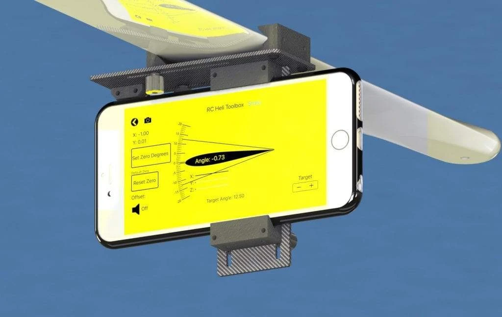 Ultra-High Precision Carbon Fiber Pitch Gauge Phone Holder - Image 3